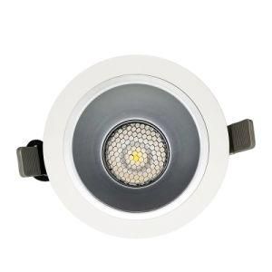 10W/15W/20W/25W/30W/40W/50W AC200-240V/AC100-240V Warm White Beam Angle 24/38/60degree Triac 0-10V and Dali Dimming Downlight COB LED Spotlight