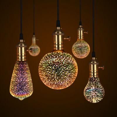 3D LED Lamp Edison Light Bulb Vintage Decoration E27 LED Filament Lamp