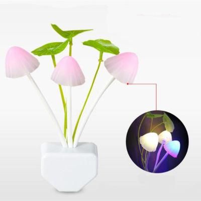 Mushroom Night Light LED Nightlight Plug in Night Light Nursery Bed Lamps