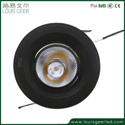 Modern Hotel Professional Anti-Glare Dimmable Round Spot Light 12W 15W 18W COB Ceiling Recessed LED Spotlight