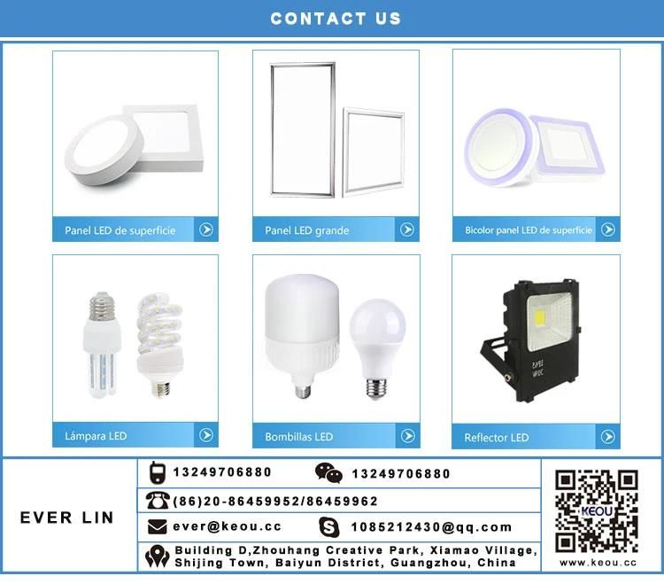 Saso IEC 18W Round Square Wooden White Frame Panel LED Light