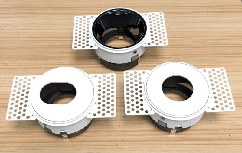 Cut out 75mm Trimless Project Downlight GU10 Housing LED Downlight Frame