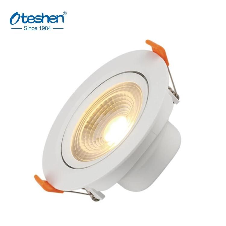 9W Adjustable Downlight Ceiling Recessed LED Spot Light for Indoor Lighting