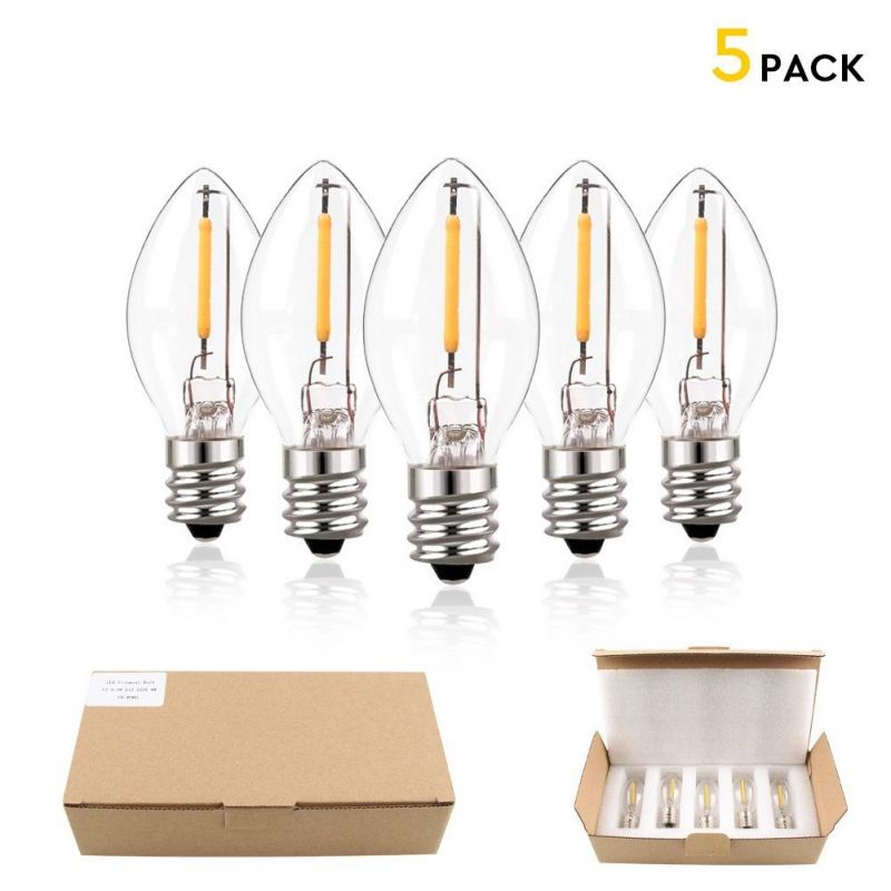 110V E12 E14 C7 Filament Buddha Bulb