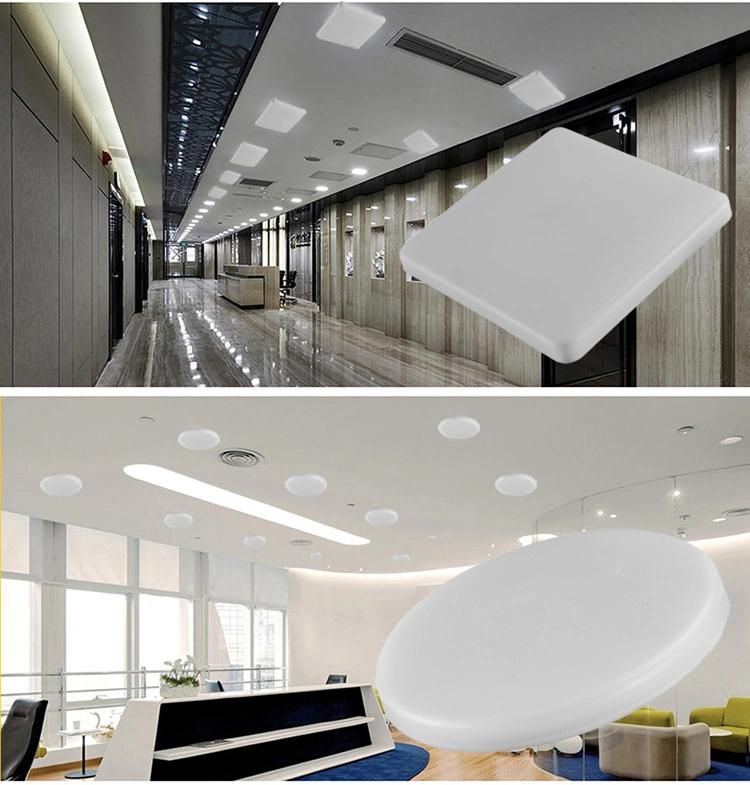 Modern Frameless Ultra Thin Flexible Surface Mounted 24W Ceiling Lamp Square LED Panel Light