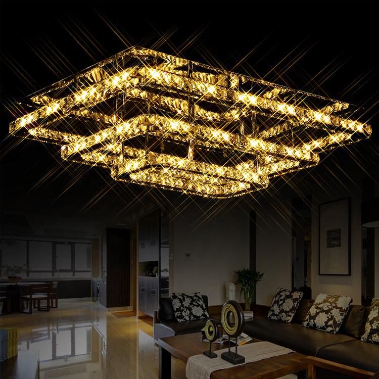 Modern Lighting Ceiling Pendent Chandelier Light Crystal Lamp