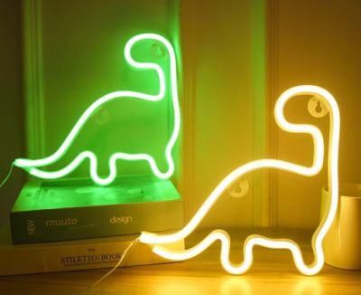 Battery Christmas Light Animal Neon LED Light Lamp Custom LED Night Table Lamp for Kids Promotional Gift