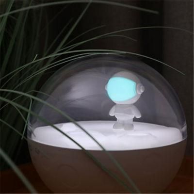 LED Colorful Changing Adjustable Lightness and Music Breathing Light USB Charging Guardian Moon Baby Night Light for Bedroom