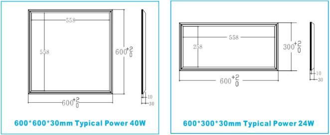 60*60cm Economical Price Backlit LED Panel Light with Ce RoHS