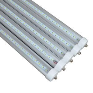 T8 Fa8 Single Pin LED Tube Lights 8ft 45W 4550lm Bulbs SMD 2835 2400mm 8 Foot LED Fluorescent Tube Lamps 85-265V