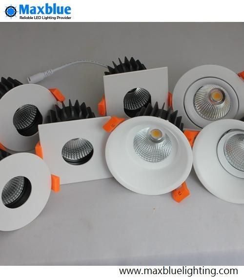 9W Recessed COB LED Ceiling Down Light Hotel Lighting