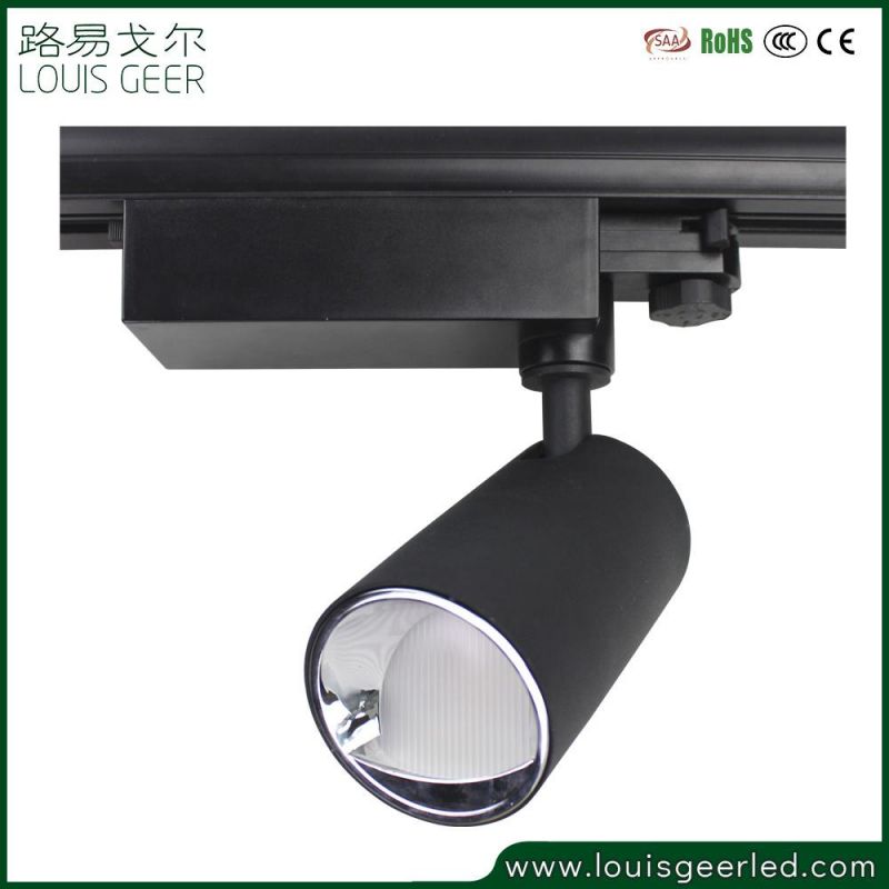 Modern Monorail Dimmable White Black Kitchen COB Recessed Ceiling LED Track Light