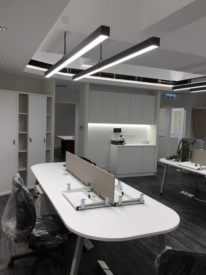 60W 1.8m 100lm/W Dimmable LED Trunking Linear Lighting Pendant Linear Light