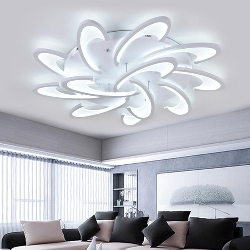Chandelier Flower Lamp Minimalist LED Ceiling Lighting