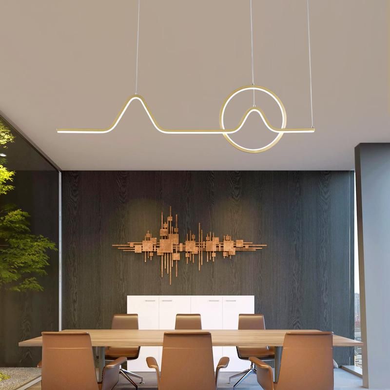 2022 Wholesale Modern Design Color Change Acrylic Dining Room LED Pendant Lamp