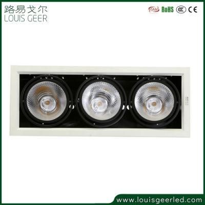 36W Aluminum Dimmable Round Insert Mount LED Downlight Fixture, LED Light