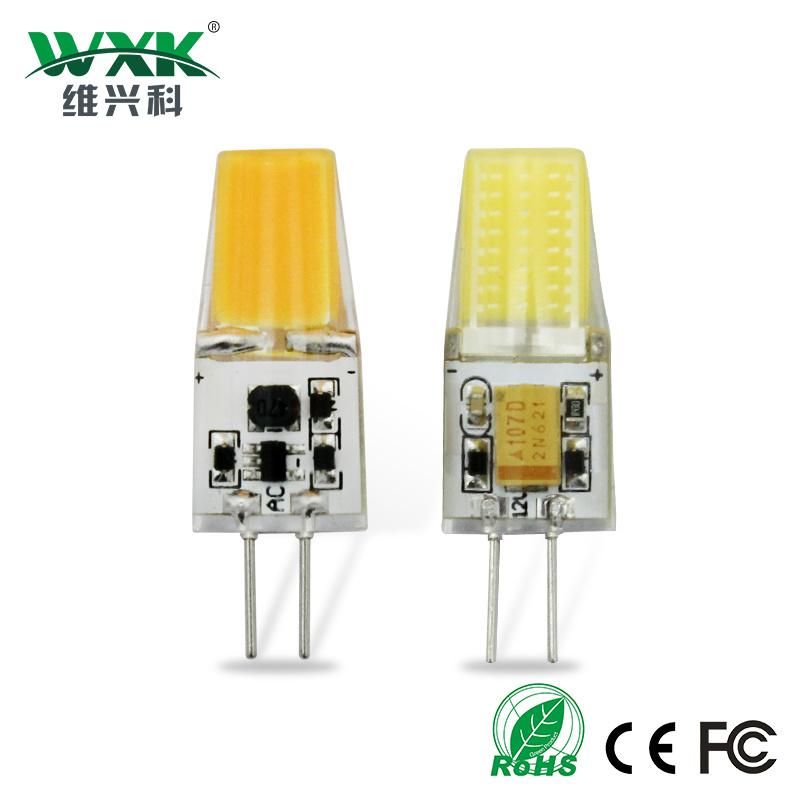 G4 LED Bulb Bi-Pin COB AC/DC 12 Volt 3W Landscape Light 2 (Equivalent 20 Watt G4 Halogen lamp) , 3000K 250lm Warm White G4 G9 LED Lamp