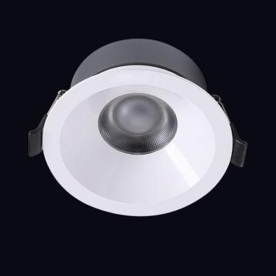 New Design Factory Price Quality Ra90 Wholesale 50&deg; Aluminum Alloy Ceiling Recessed LED Down Light Spotlight Downlight with 7W 15W 20W 24W
