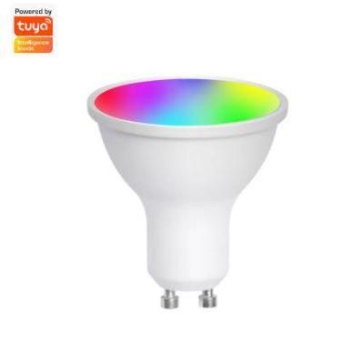 RGB+CCT Changing+Dimming WiFi Bulb GU10 Dimmable Multicolor Rgbcw Remote 5W E-G1 Bulb Smart Light