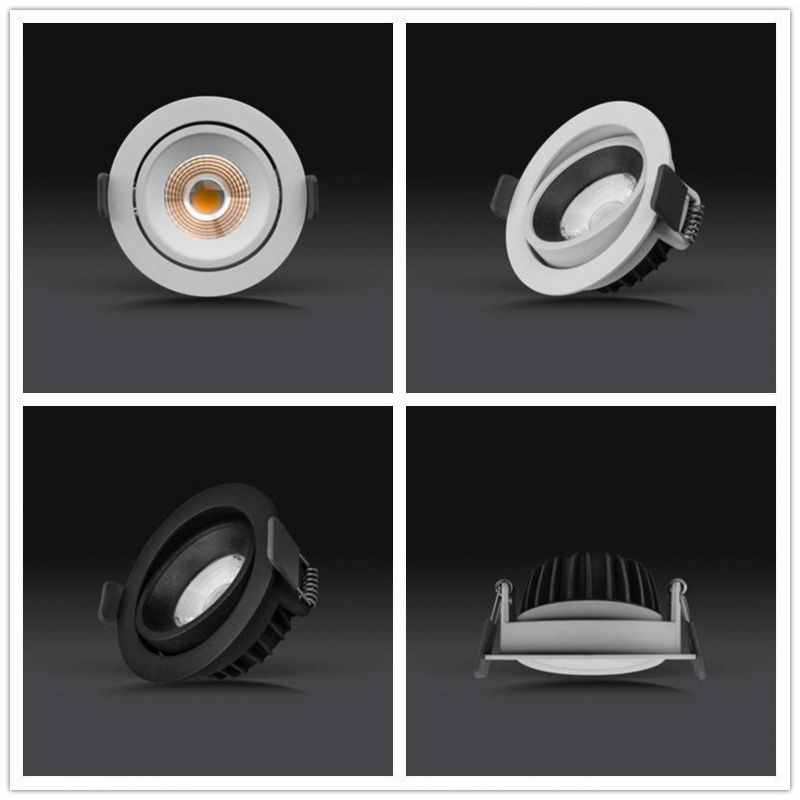 6W, 10W professional Ce, RoHS Approved Adjustable COB LED Recessed Spot Light