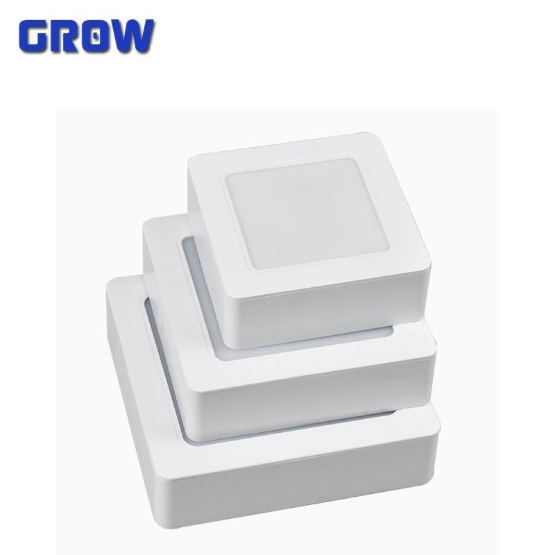 2021 New ERP Ultra-Thin Downlight Ceiling Surface-Mounted Square Round LED Panel Light 5W 9W 18W 24W