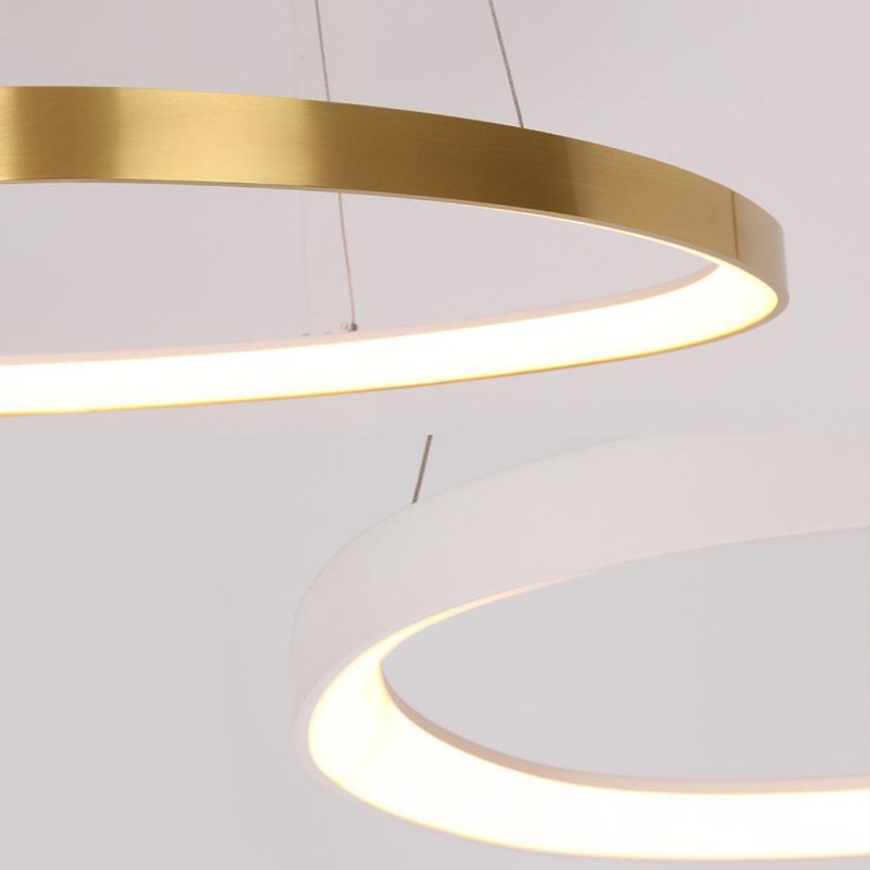 Masivel Lighting Indoor Decorative LED Pendant Light with 3 Heads Triangles Modern Chandelier Light