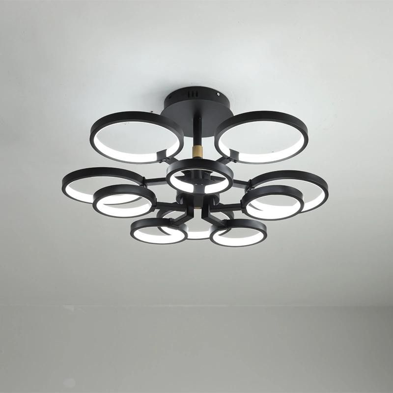 Wholesale and Retail Rings Acrylic LED Chandelier Ceiling Lights