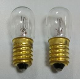 E10 and E14 60V / 110V / 220V 4W Screw Single Color Incandescent Lamps
