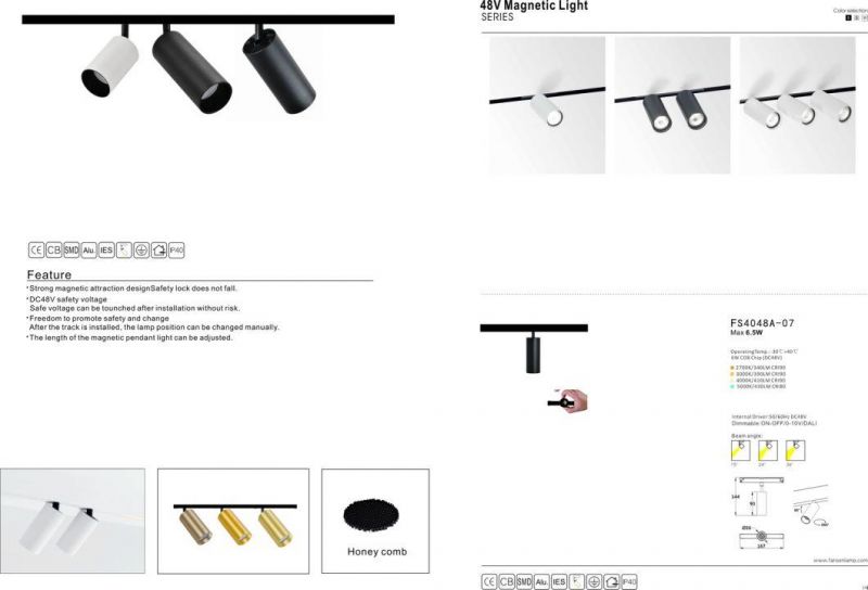 New Design DC24V Recessed Magnet Light