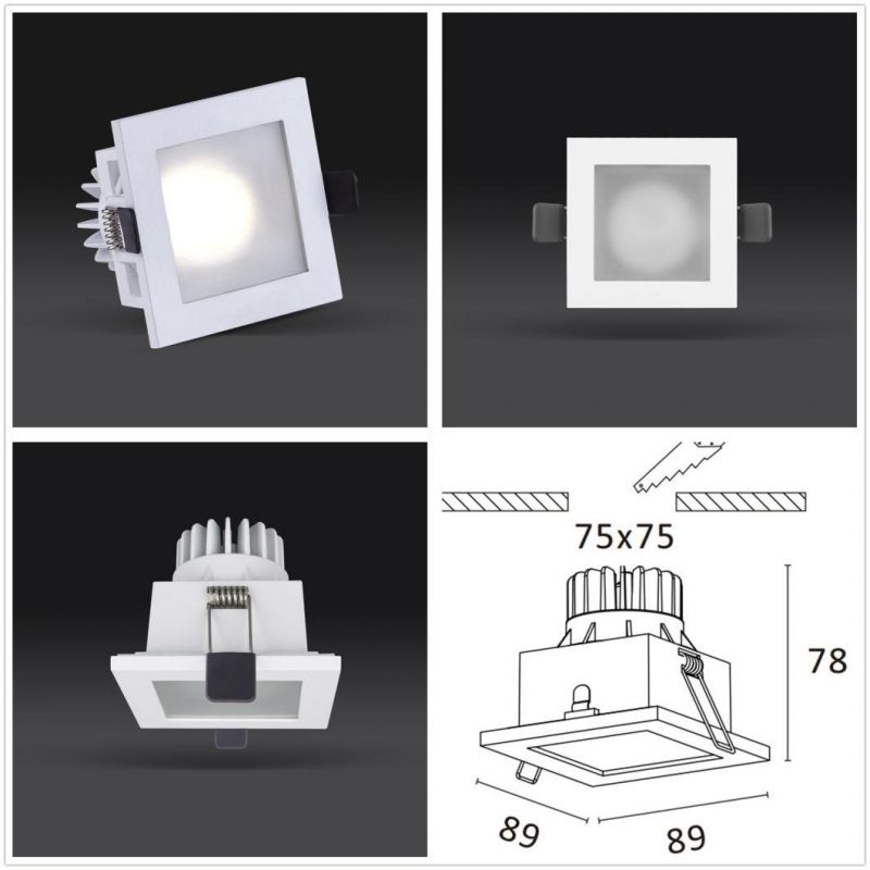 Dimmable Outdoor Light IP54 Cast Aluminum LED Down Light