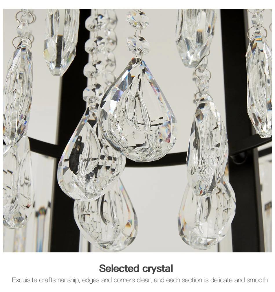 Chandelier Luxury Crystal Chandelier Is Suitable for Bedroom Dining Room Hanging Lamp Crystal Chandelier Lighting