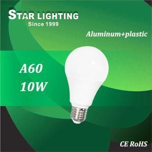 AC160~260V 10W A60 Aluminum Plastic LED Bulb
