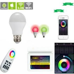 RGBW WiFi Bulb 6W E27 E26 B22 Optional Smart Home System LED Lamp Light