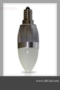 3W E14 LED Candle Bulb Light (DC85-265V)