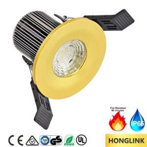 Ce SAA 8W IP65 Dimmable Fire Rated LED Downlight with Bezel Changeable