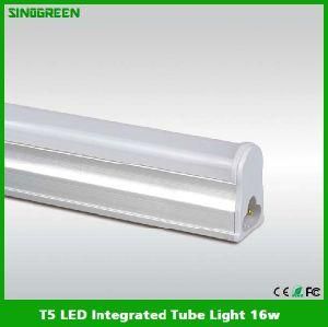 Ce RoHS FCC T5 LED Integrated Tube Light 1.2m 16W