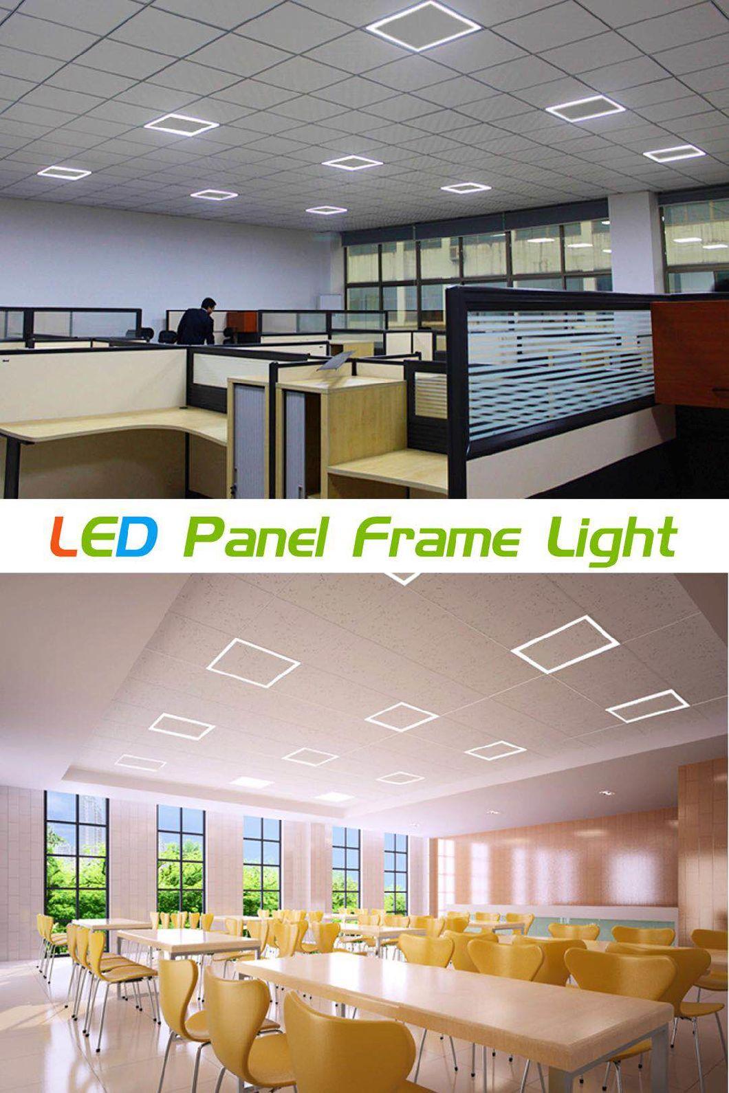 Aluminum Frame Lighting 5 Years Warranty Lifud Driver 42W 110lm/W Grill Frame Panel Lighting