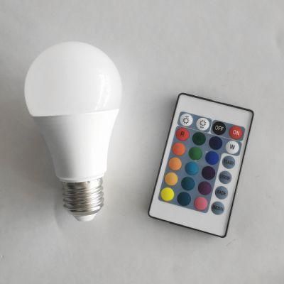 Smart Remote Control LED RGB 9W 12W A60 Color LED Bulb