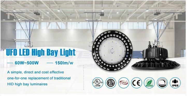 UFO 100W 150W 200W LED High Bay Light for Warehouse Industry