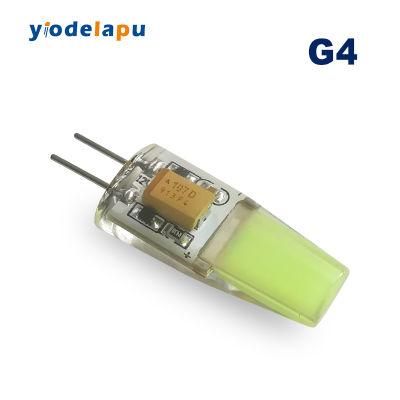 Colorful Silicon 12V 3W COB G4 LED Bulb