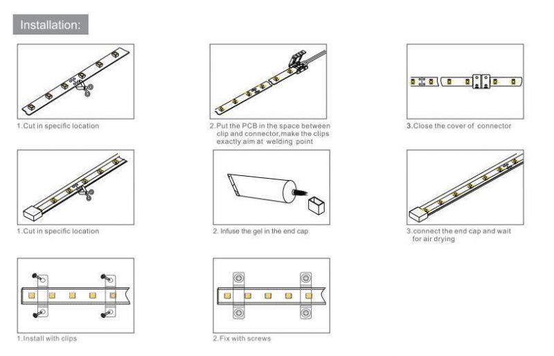 2835 120LEDs/M LED Strip Light