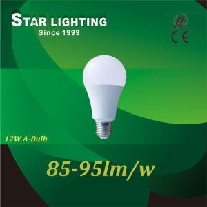 12W E27 6500K Aluminum Plastic LED Bulb