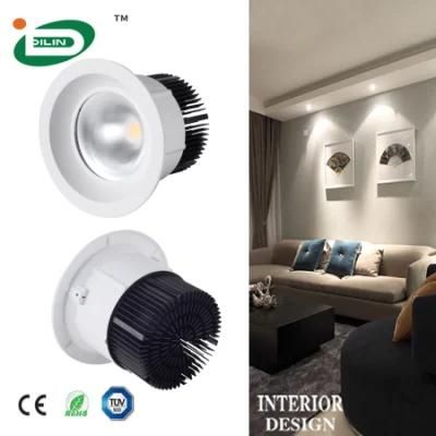 High Lumen Commercial 20W High Power Bright Office Indoor Ceiling Spot SMD COB LED Downlight