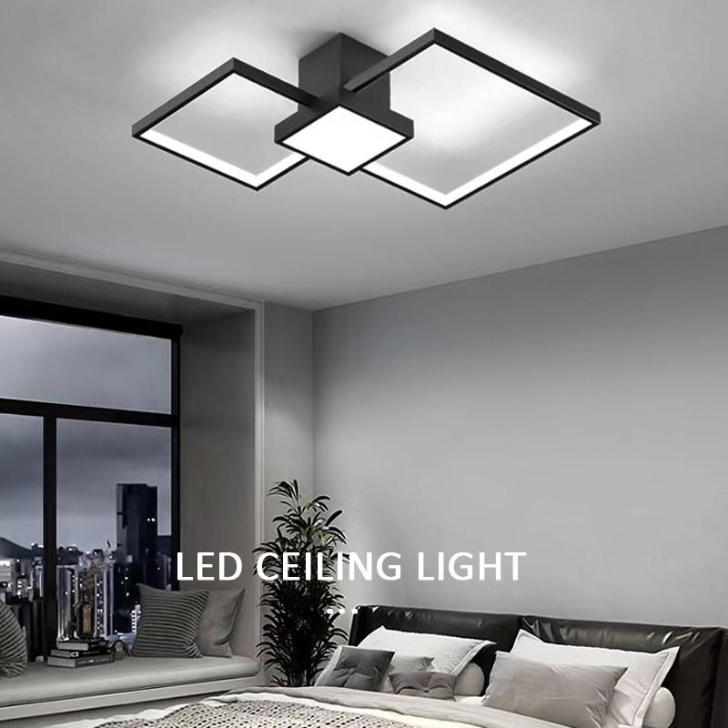 Acrylic LED Square Creative Nordic Modern Ceiling Lamp Lighting for Bedroom
