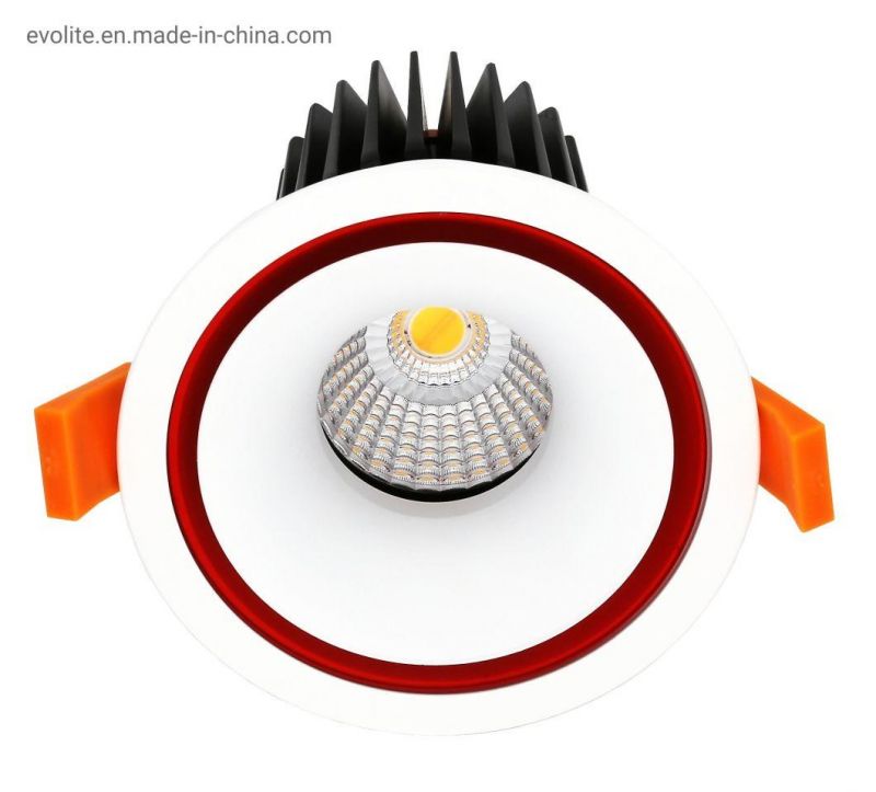 Home Waterproof LED Light Housing Lamp Shell LED Spot Light Casing Round Cutting Downlight Housing