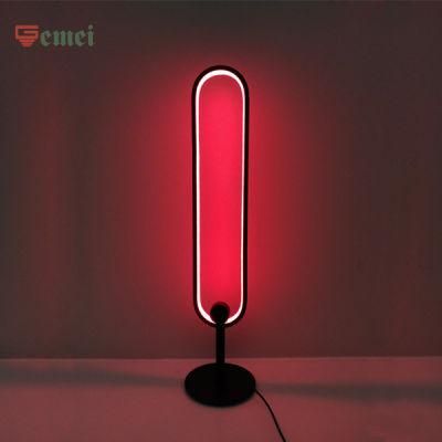 LED Nordic Simple Modern Living Room Study Bedroom Bedside Vertical U-Shaped Table Lamp 7W