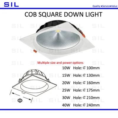 Hot Sales Hotel Commercial LED Down Light 30watt 10W 15W 20W 25W 30W 40W Ceiling Light 30W Down Light