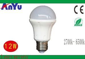 Plastic and Aluminium LED 12W Bulb Light