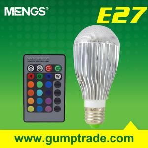 Mengs&reg; E27 10W LED RGB Light with CE RoHS COB 2 Years&prime; Warranty (11012010800)