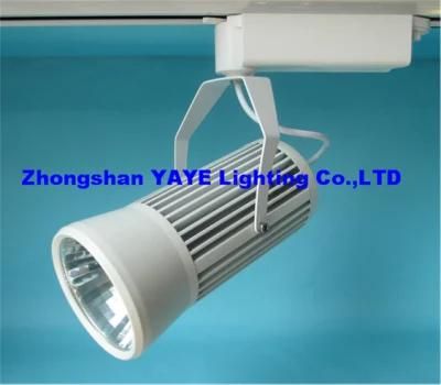 Yaye Zhongshan 2/3/4-Wires COB 20W/30W LED Track Lighting with CE/RoHS/ 3 Years Warranty